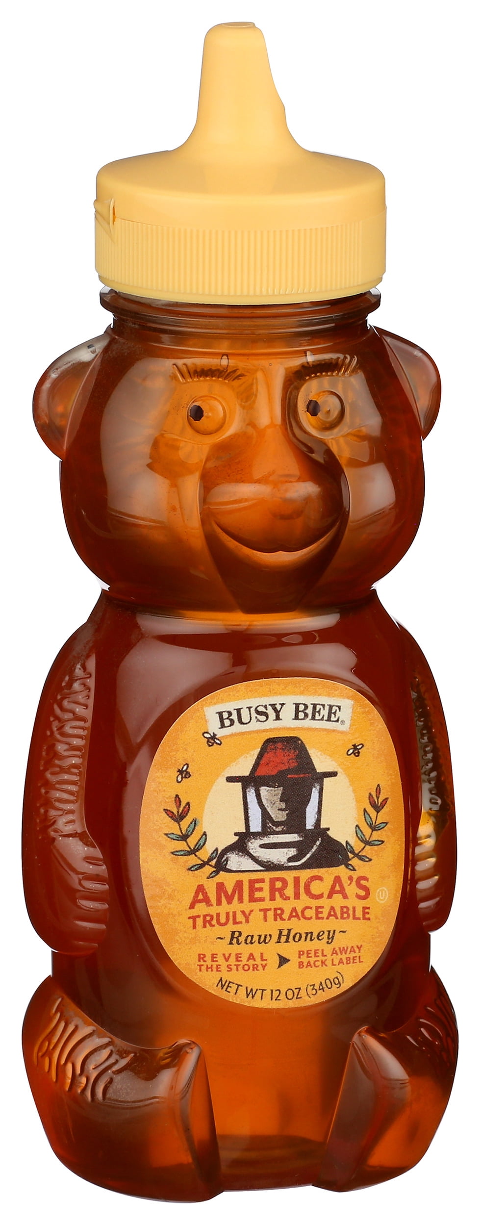 (Pack of 8), Busy Bee Raw Honey, 12 oz