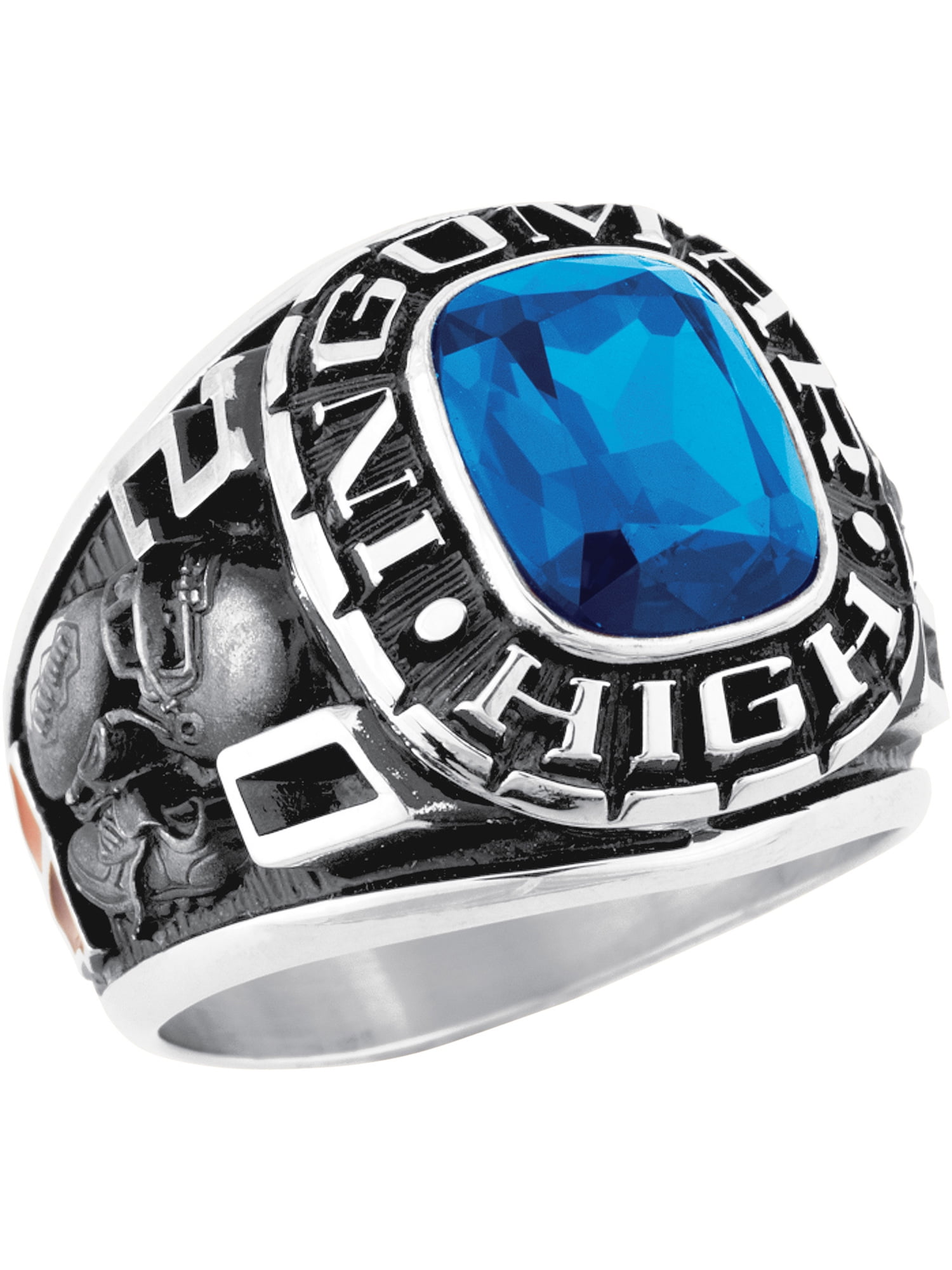 Keepsake - Personalized Men's Classic Square Class Ring available in