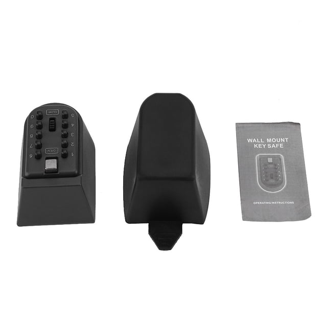 Caja de llaves de seguridad, caja de seguridad impermeable para exteriores, caja de bloqueo de llaves, caja de almacenamiento para llaves creada magistralmente
