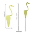 thumbnail image 2 of Yellow Metal Flamingo Lawn Decor Outdoor Garden Yard Decorations for Patio and Landscape, 2 of 8