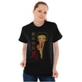 thumbnail image 4 of Betty Boop Sassy Kanji Cartoon Short Sleeve Women's Graphic Tee Brisco Brands S, 4 of 5