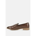 thumbnail image 4 of EMILIA Tan Patent Stud Penny Loafers, 4 of 5