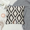 thumbnail image 2 of Nawypu Black and White Boho Pillow Covers Geometry Blend Square Decorative Throw Pillow Covers for Sofa Couch Bed Decor ( White), 2 of 5