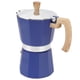 thumbnail image 3 of Cafetera De Estufa, Aislamiento Térmico Azul, Cafetera Italiana De Aluminio Resistente A Altas Temperaturas Para Oficina ANGGREK Otros, 3 of 8