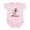Petal Pink, variant on CafePress - Little Musher Infant Bodysuit - Baby Light Bodysuit, Size Newborn - 24 Months
