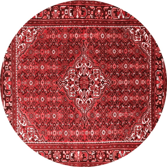 Ahgly Company Indoor Round Persian Red Traditional Area Rugs, 7' Round