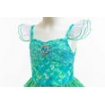 thumbnail image 4 of Girls Mermaid Costume Princess Birthday Party Halloween Cosplay Dress, 4 of 6