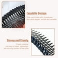 thumbnail image 6 of Unique Bargains 2 Pcs Rhinestone Side Hair Combs 20 Teeth 24 Wide Teeth Slide Combs Blue 3.94"x1.77"(L*W), 6 of 7