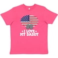 thumbnail image 3 of Inktastic I Love My Daddy Military Son Daughter Youth T-Shirt, 3 of 5