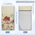 thumbnail image 3 of FOR U DESIGNS Moon Star Mushroom Floral Print Auto Seat Cover 61x31 Inches Large Car Seat Towel Cover, Multi-Functional Towel with Storage Bag, Picnic Mat, Yoga Mat, Running Towels, 2 Pack, 3 of 7