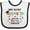 White and Black, variant on Inktastic My Aunt Graduated and I'm Super Proud Boys or Girls Baby Bib