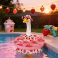 thumbnail image 6 of 5 Pcs/Set Bikini Porch Goose Outfits With Sunglasses, 23 Inch Strawberry Style Summer Outfit, Lovely Garden Yard Decor For Goose Statue Decoration (Strawberry), 6 of 6