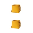thumbnail image 2 of Portalápices Cateissary de cuero amarillo 9*9*10 CM 2Conjunto, 2 of 6