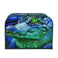thumbnail image 2 of Fotbe Colorful Stained Glass Crocodile for Four Slice Toaster Cover, Fingerprint Protector, Super Soft Appliance Cover And Dust Cover,Bread Dust Cover & Fingerprint Protection, 2 of 7