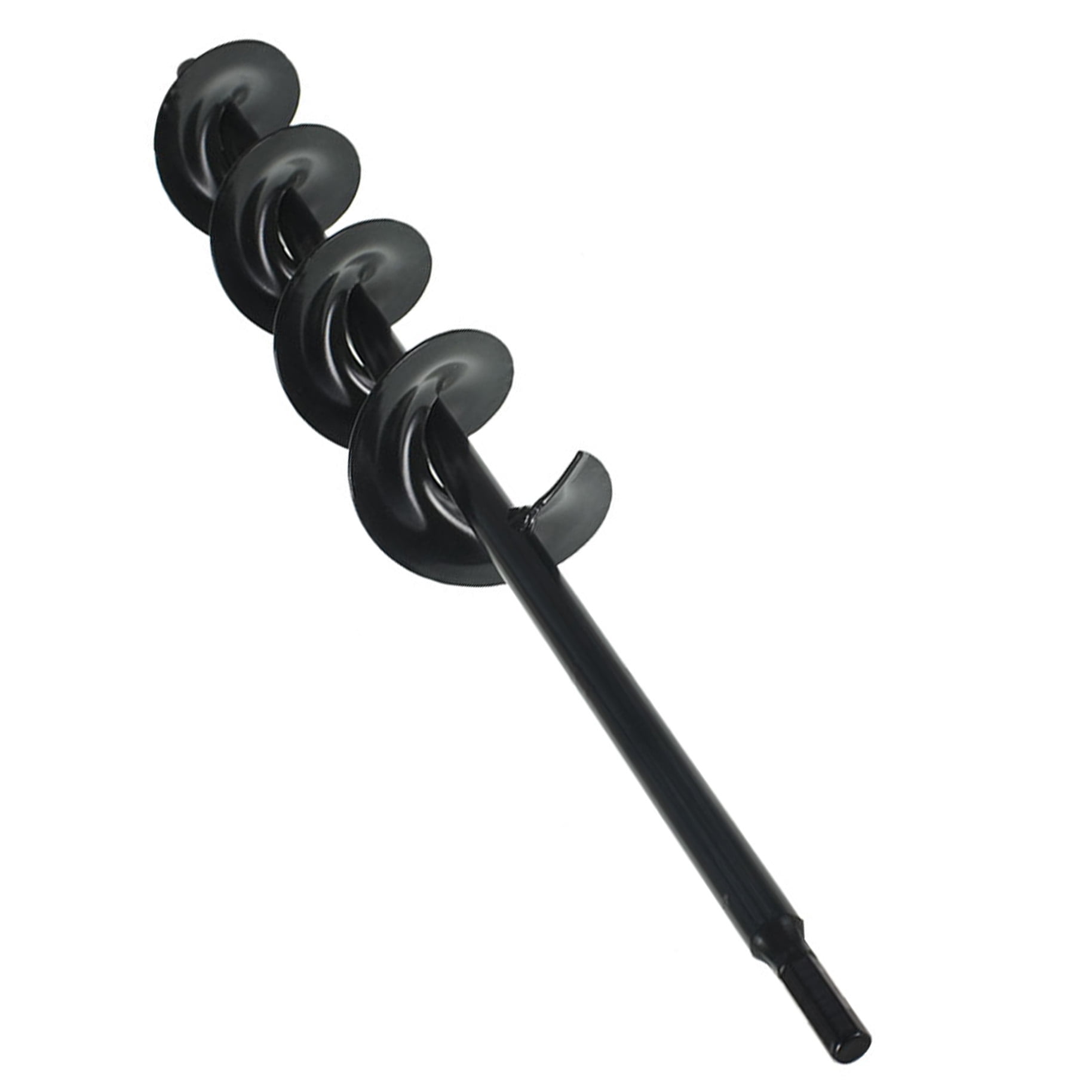 Handdo 3 x 24 Inch Auger Drill Bit Auger Spiral Drill Bit Ground Auger Drill Bit for 3/8 inch Hex Drive Drill