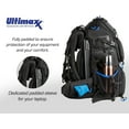thumbnail image 4 of Ultimaxx Heavy Duty Professional Deluxe Camera Backpack with 3 Hard Shell Armored Front Panels, Rain Cover & So Much More, 4 of 10