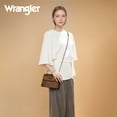 thumbnail image 3 of Wrangler Crossbody Purse for Women Shoulder Bag Vintage Wallets with Chain Strap, Brown, 3 of 7