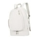 thumbnail image 5 of Mochila de tenis con compartimento para zapatos, capacidad para 3 raquetas, mochila de día, bandolera beige, 5 of 8