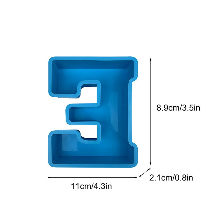 Large 11CM Alphabet Molds Epoxy Resin Mould English Letter Silicone Mold 3D  Alphabet Letter A To Z Mold Decor Mold for Birthday - AliExpress