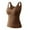 Brown, variant on Wancir Built In Bra Padded Tank Tops for Women Winter Thermal Sleeveless Scoop Neck Vest with Shelf Bra