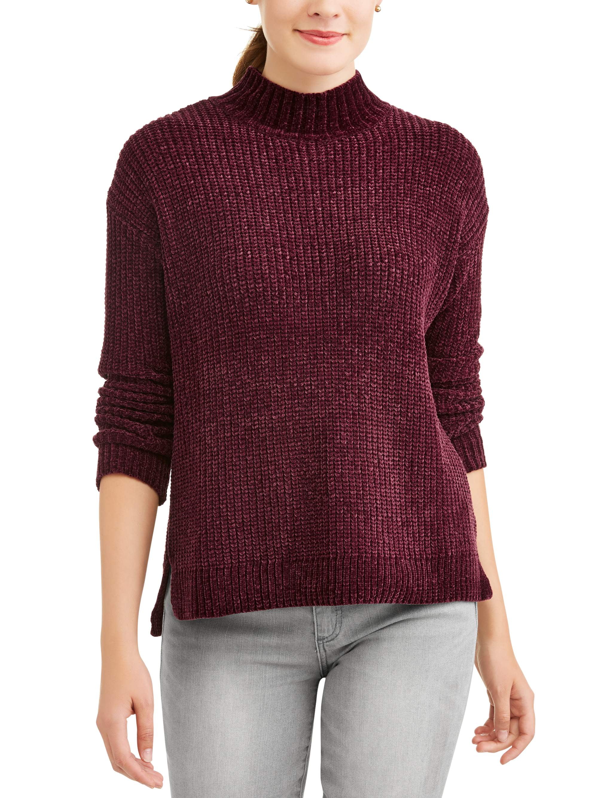 time and tru mock neck sweater