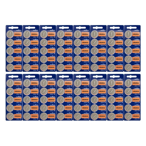 Murata CR2032 3V Lithium Coin Battery - 80 Pack