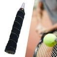 thumbnail image 2 of Cotton Towel Grip Absorbent Towel Tennis Racket Anti Skid Sweatband Tape Racquet Wraps for Tennis Badminton Bike Handle , Black, 2 of 8