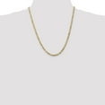 thumbnail image 2 of 14K Yellow Gold necklace Figaro chain Flat 22 in 4 mm, 2 of 5