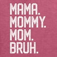 thumbnail image 5 of Wild Bobby, Mama. Mommy. Mom. Bruh. Mother's Day Unisex Hoodie Sweatshirt, Vintage Heather Red, Small, 5 of 6