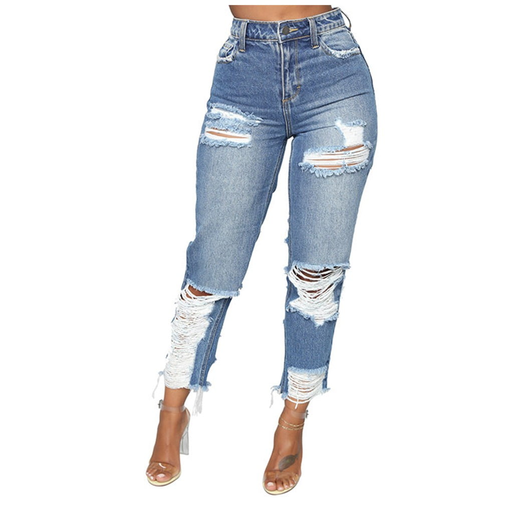 hole jeans womens