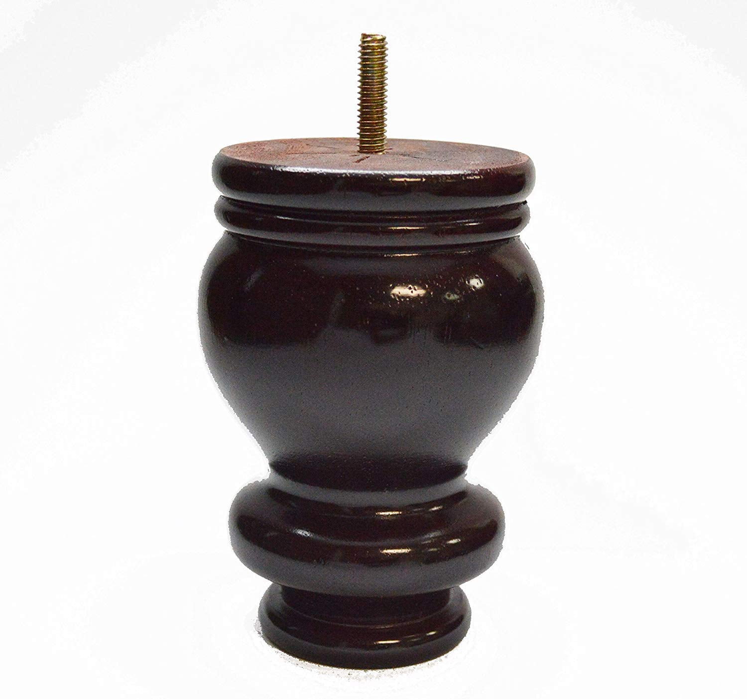 BingLTD 5" Mahogany Profile Hardwood Sofa Legs Set of 4 (P090157