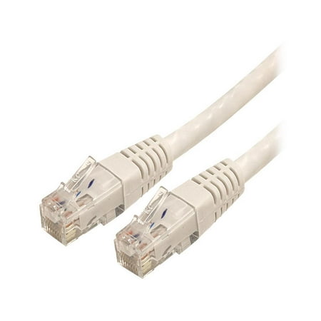 UPC: 0065030803908 | StarTech.com C6PATCH3WH 3 ft. Cat 6 White Molded Cat6 UTP Patch Cable ETL Verified