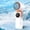 White, variant on Thermoelectric Ice Cooling Handheld Fan 6000mAh 100-Speed Stepless Mini Portable Fan with Cold Plate for Outdoor Travel Sports,White