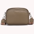 thumbnail image 4 of Bolso de viaje de cuero de PU con cremallera para teléfono inteligente bolso con múltiples bolsillos, 4 of 7