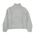 thumbnail image 2 of American Eagle Womens Solid Pullover Sweater, Grey, Large, 2 of 2