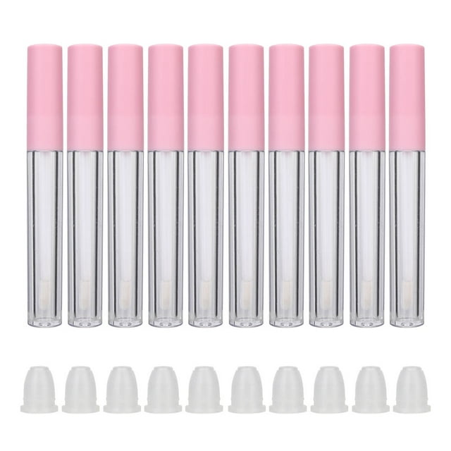 10 Uds botella de brillo de labios rellenable DIY tubo de bálsamo labial vacío contenedor accesorio de herramienta de maquillaje (2,5 ml/unid)
