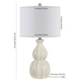 thumbnail image 5 of Safavieh Wade 24.5 in. Gourd Ceramic Table Lamp, Ivory, 5 of 5