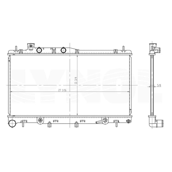 Radiator Compatible with OE# 8013281 SU3010665 QL