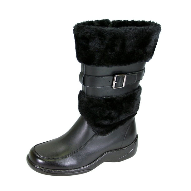 womens dress boots wide