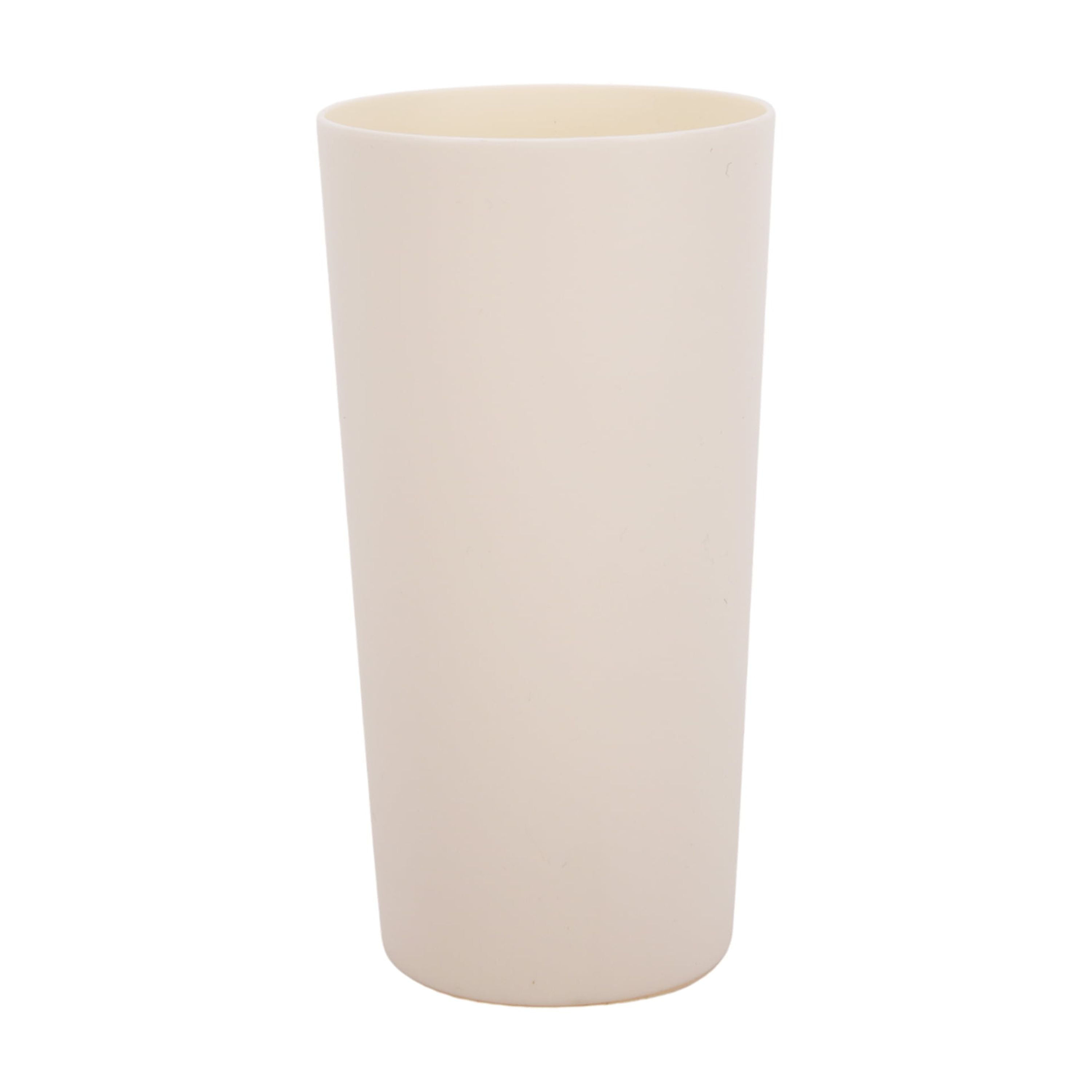 (18 pack) Mainstays - Cream Round Plastic Tumbler, 26-Ounce