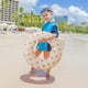 thumbnail image 2 of Aro salvavidas de PVC anillo de natación liso resistente al desgaste suave conveniente para las vacaciones de verano JShteea El nuevo, 2 of 9