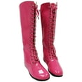 thumbnail image 3 of Neon Pink Adult Wrestling Boots, 3 of 5