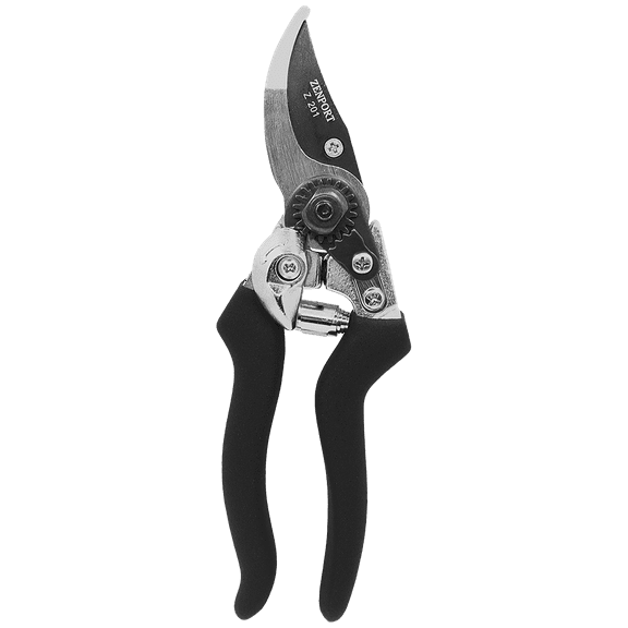 Zenport Z201 Heavy Duty Bypass Pruner, 8-Inch, Black