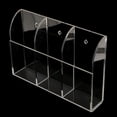 thumbnail image 3 of 2x4mm Acrílico Air Remote Control Holder Case Wall Mount Storage Box 3Grids Sunnimix none, 3 of 8