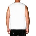 thumbnail image 3 of INSPIRE CHIC Men's Patchwork Sleeveless Party Night Out Sparkle Sequin Tank Top M Silver, 3 of 6