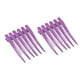 thumbnail image 4 of Caja de 12 pinzas para el pelo, para peluquería, color rosa y rojo., 4 of 9