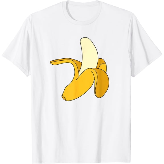 Exquisite and comfortable-Aesthetic Peeled Banana Yellow T-Shirt