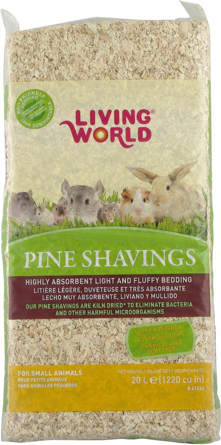 Living World Pine Shavings Bedding, 20 Liter