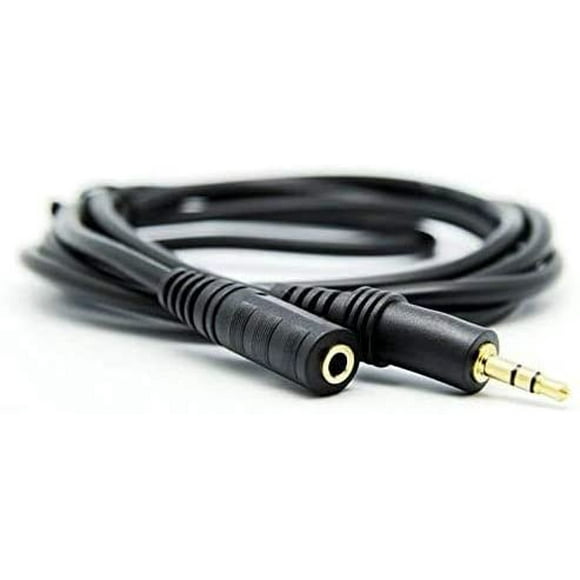 Ruiling 1.5M 5 Feet 3.5mm Jack Audio Stereo Earphone M/F Extension Cable Cord Male to Female