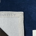 thumbnail image 4 of SAFAVIEH Chatham Hayden Geometric Wool Area Rug, Dark Blue/Ivory, 2' x 3', 4 of 8